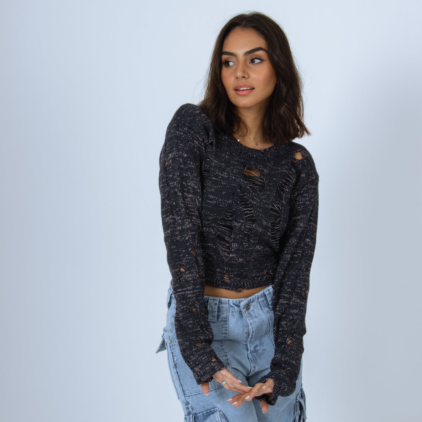Navy Sweater