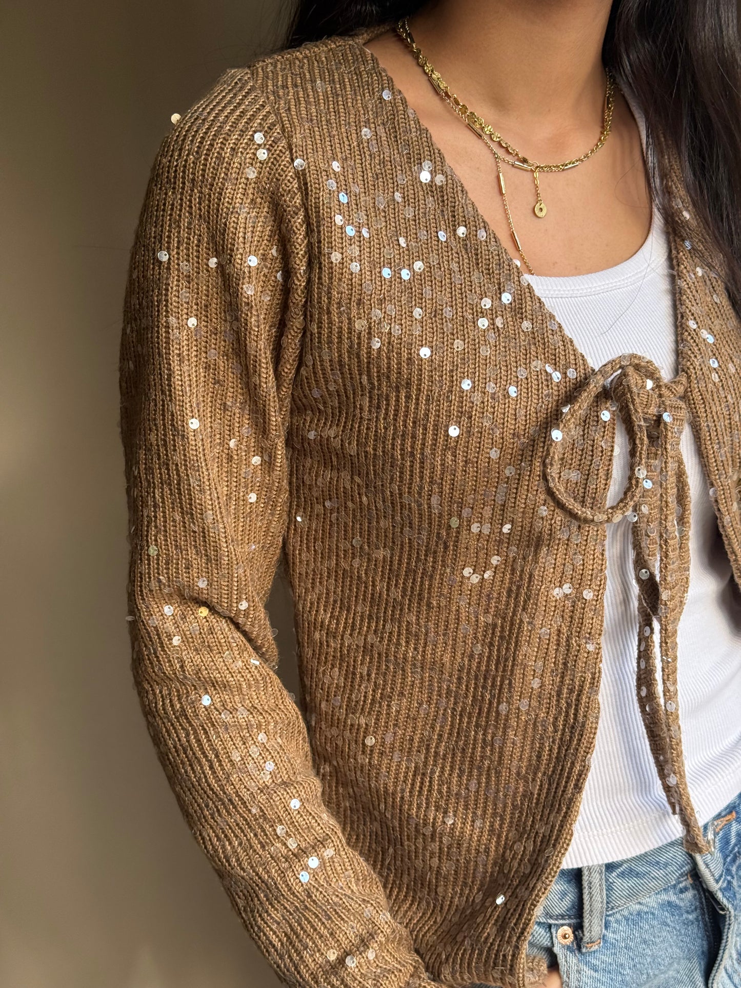 Sequin Cardigan