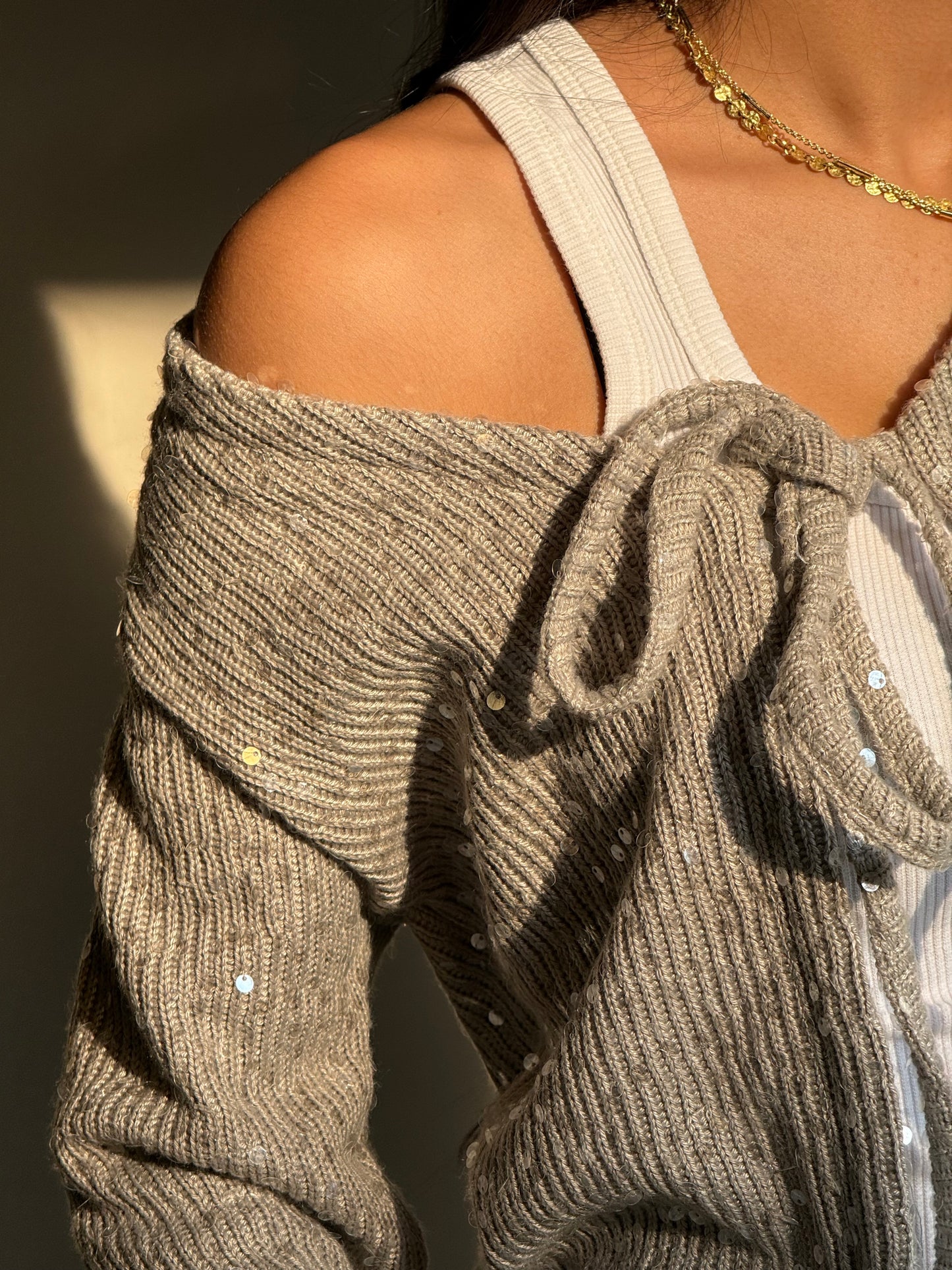 Sequin Cardigan