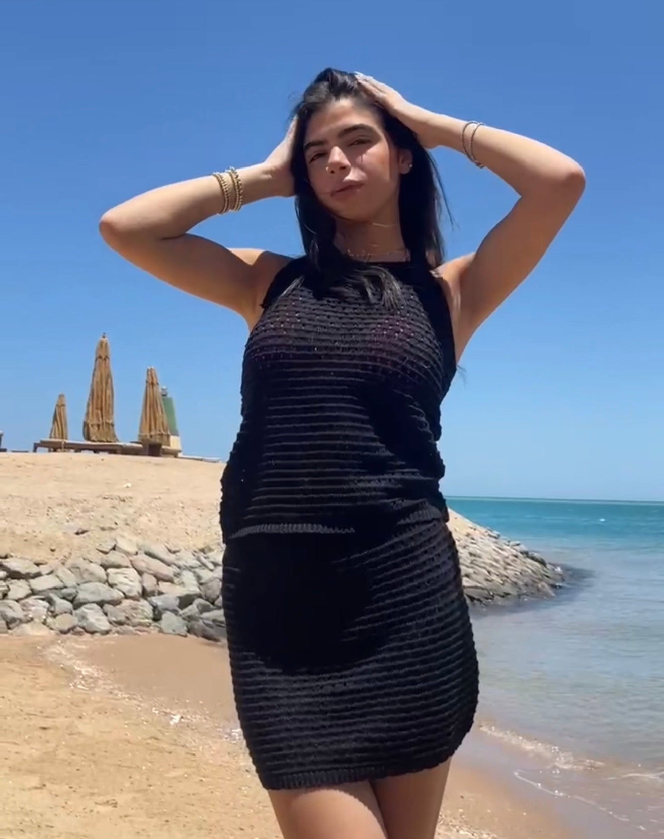 Knitted Halter Top