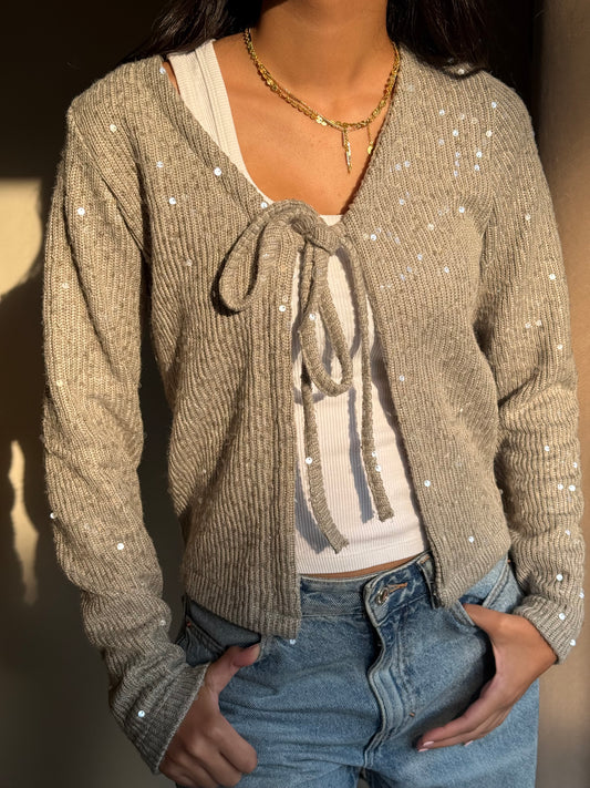 Sequin Cardigan