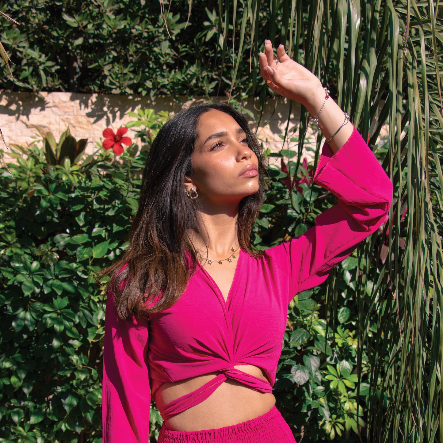 Skirt in Hot Pink