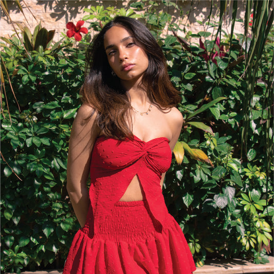 Ballerina Top in Red