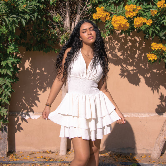 Lilly Dress in White